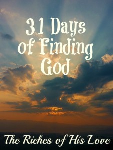 31 Days of Finding God