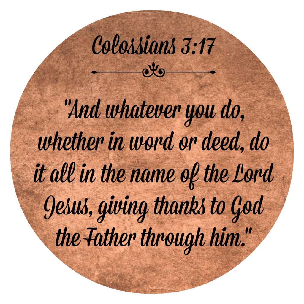 Colossians 3 17